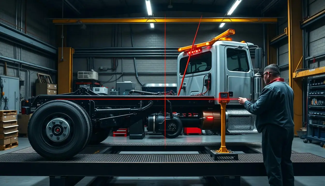 Post-Frame Axle Alignment — tow truck axle alignment in Pomona, CA