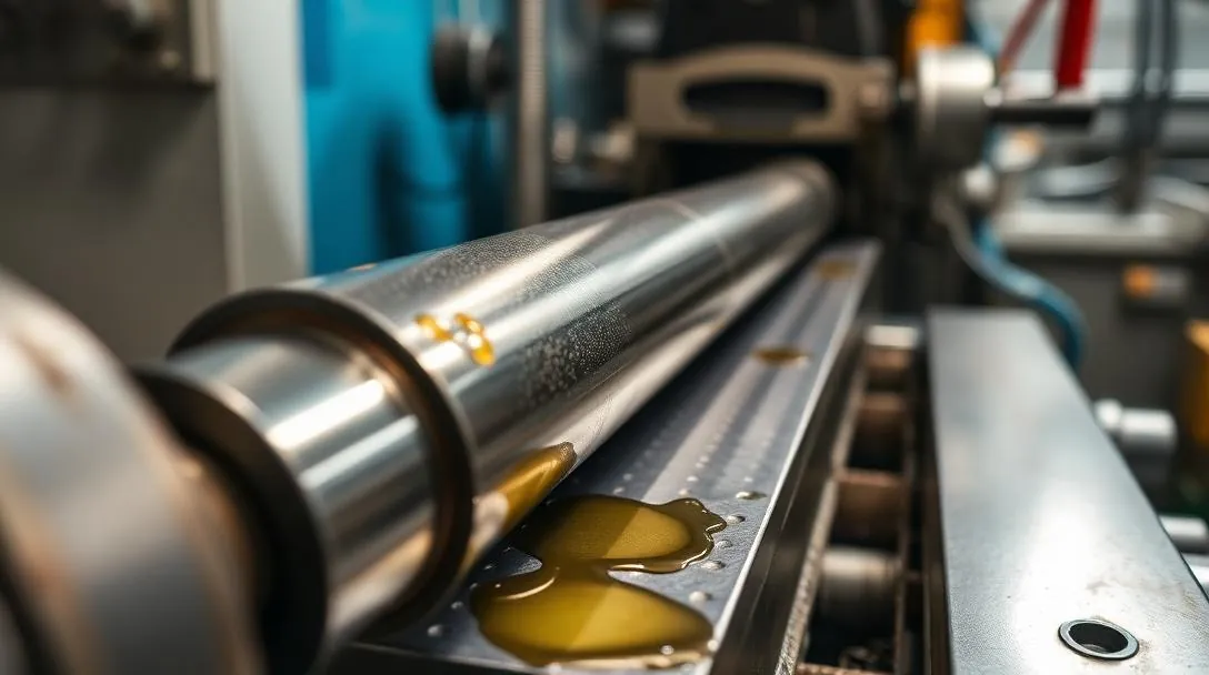 Hydraulic cylinder barrel being precision honed