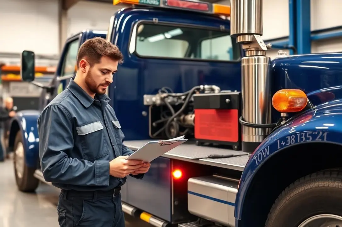 tow truck scheduled maintenance Southern California
