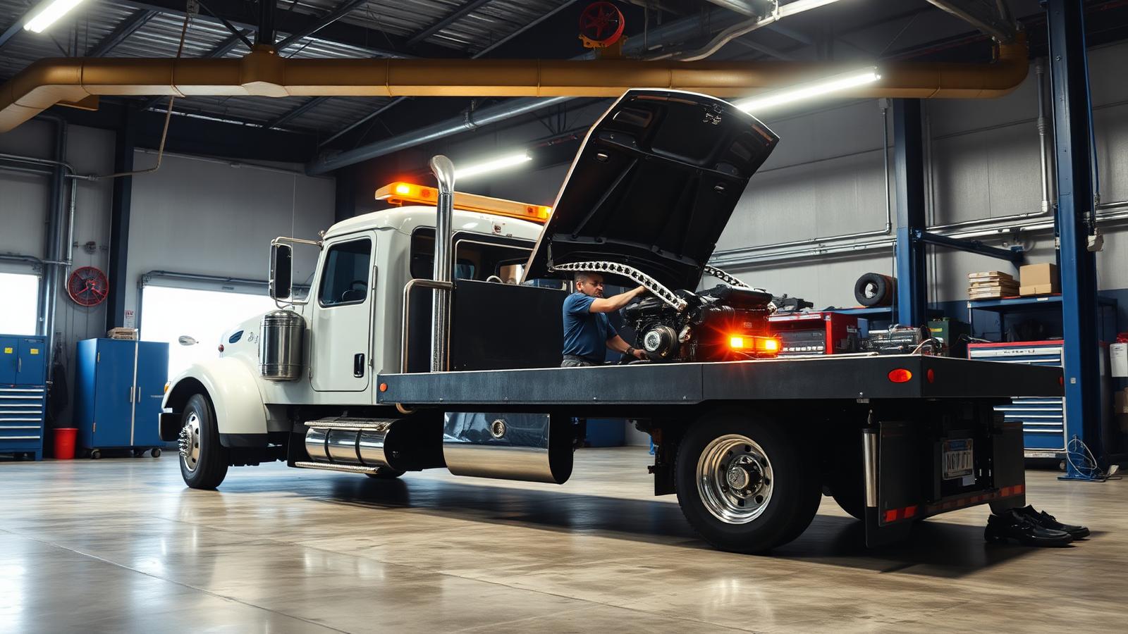 tow truck scheduled maintenance Southern California