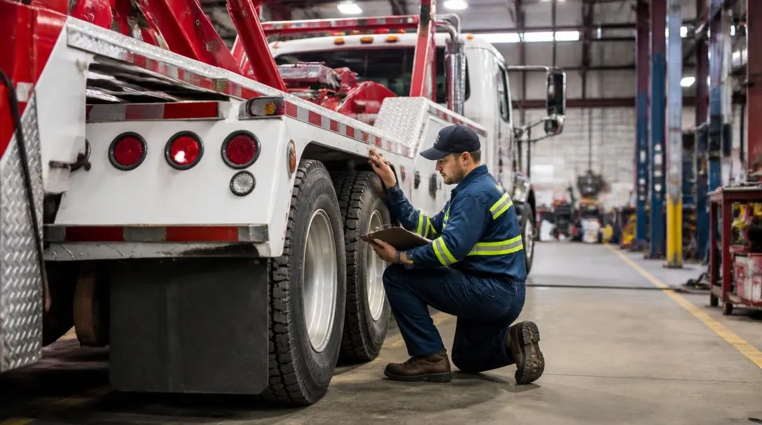 tow truck scheduled maintenance Southern California