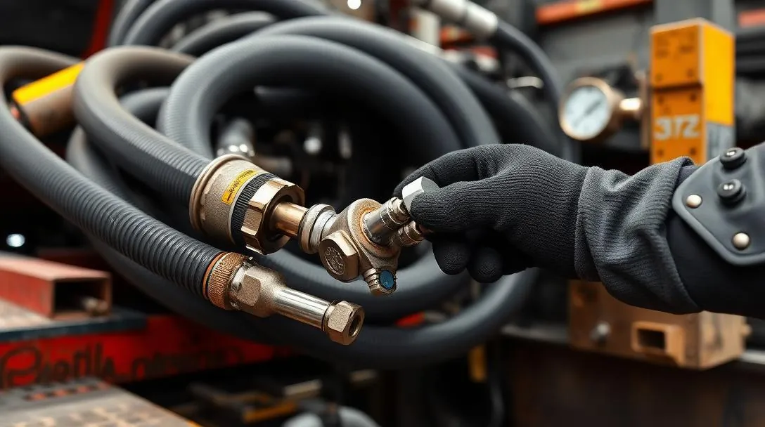 Hydraulic Line & Fitting Repair — tow truck repair service in Pomona, CA