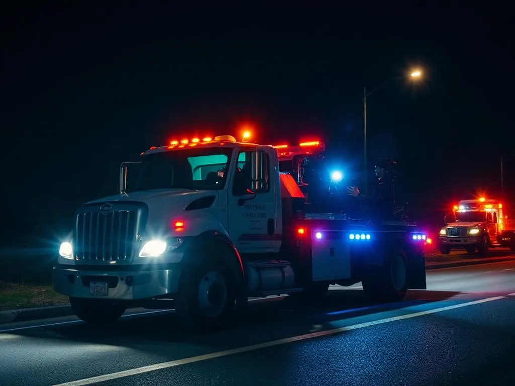 tow truck lighting system repair Southern California