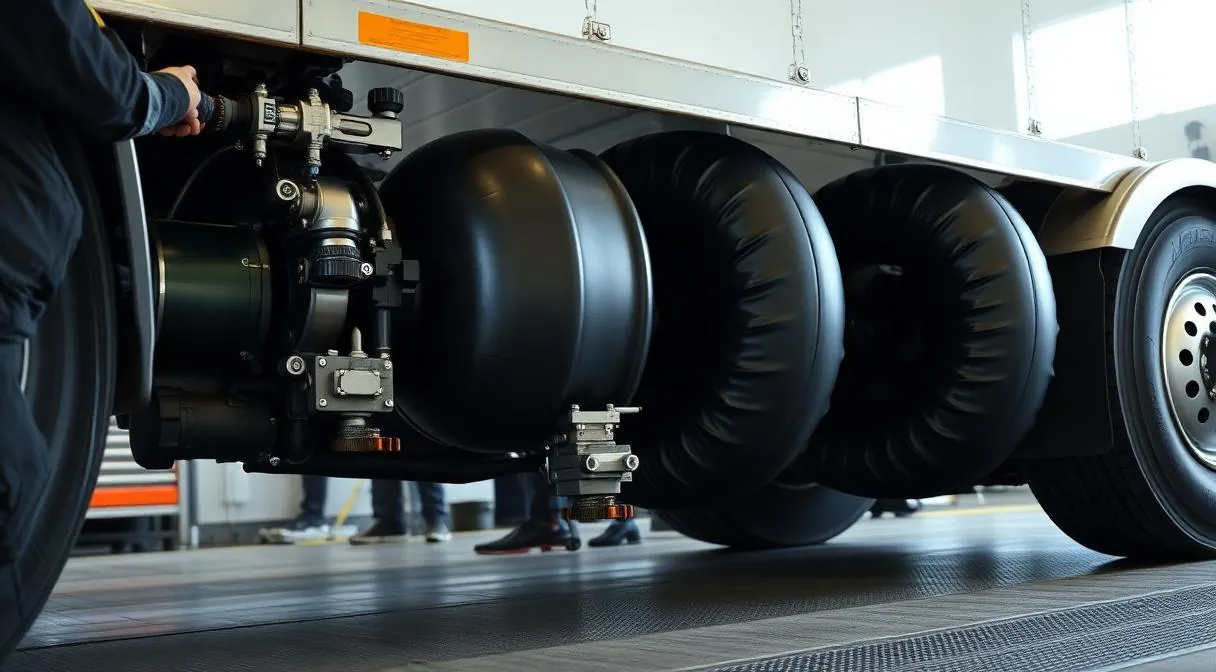 Air Bag Suspension Repair — tow truck suspension repair in Pomona, CA