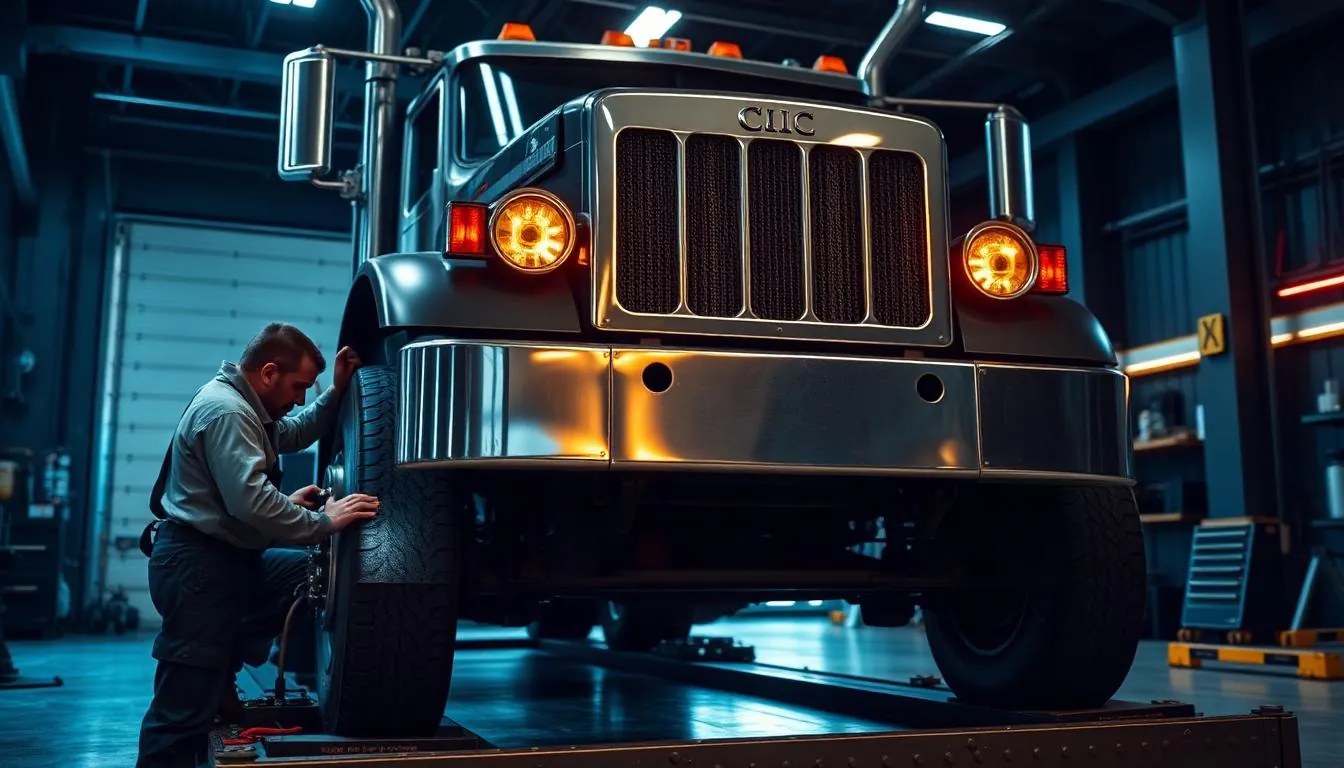 Front-End Alignment — semi truck wheel alignment in Pomona, CA