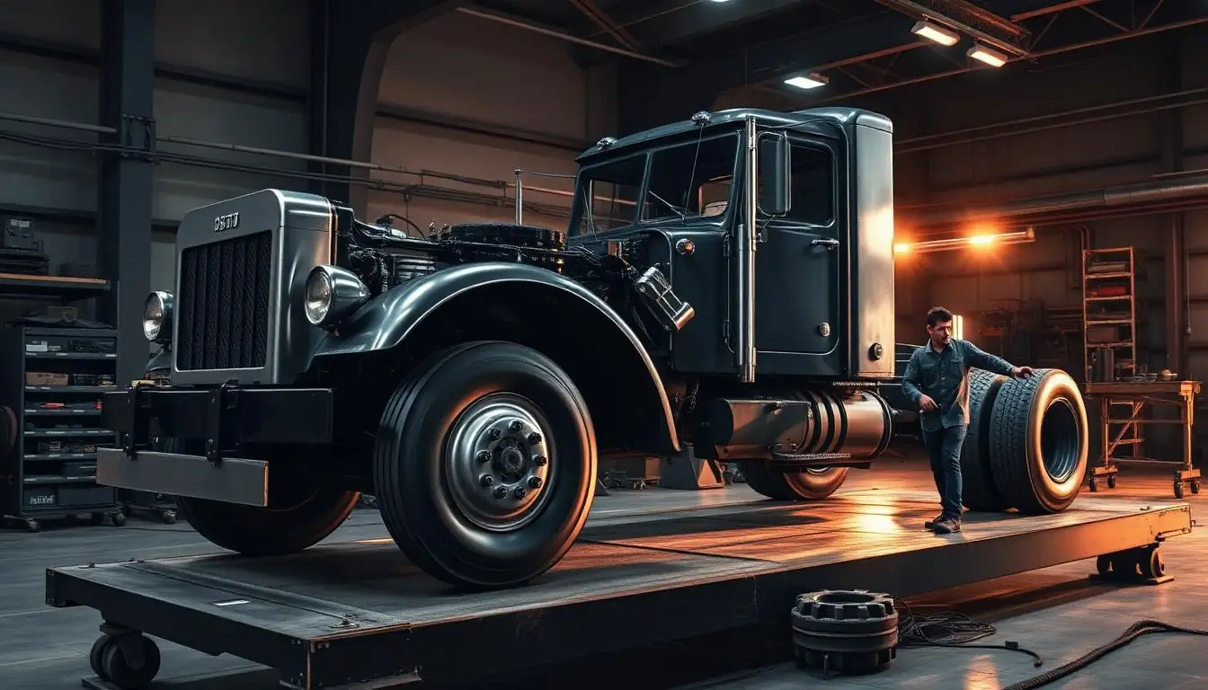 Post-Frame Repair Alignment — semi truck wheel alignment in Pomona, CA