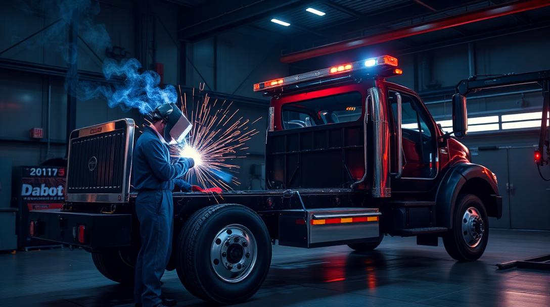 wrecker body transfer new chassis Southern California